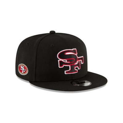 Red San Francisco 49ers Hat - New Era NFL Logo Mix 9FIFTY Snapback Caps USA8015926